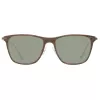 Hackett London HSB86311255 Men's Sunglasses - Shiny Black Frame, Grey Lens, 55mm
