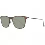 Hackett London HSB86311255 Men's Sunglasses - Shiny Black Frame, Grey Lens, 55mm