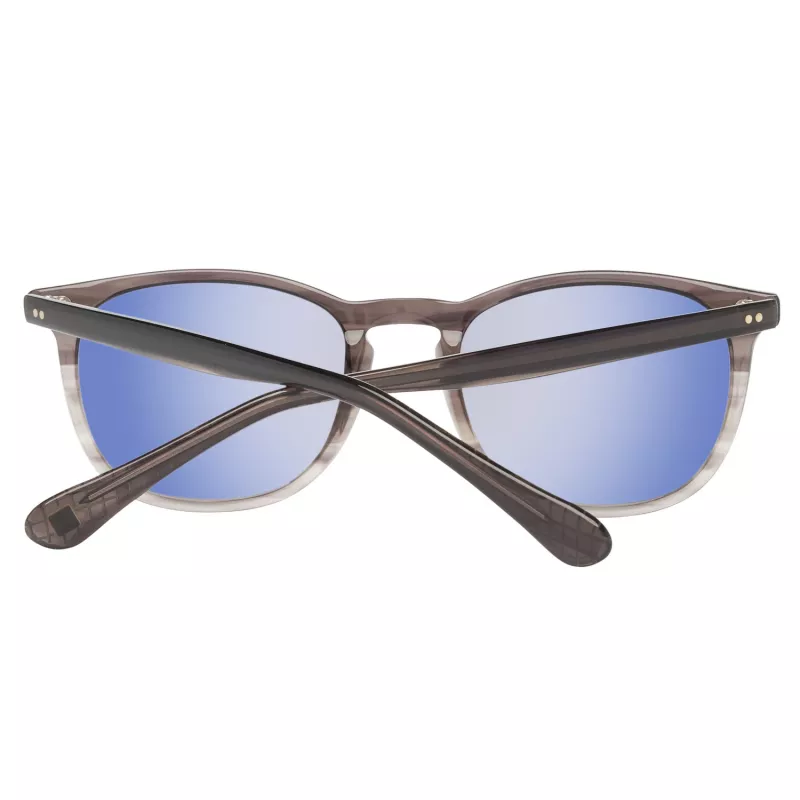 Hackett Man HSB83800152 Rectangular Acetate Sunglasses Black/Grey 52/20/145 mm