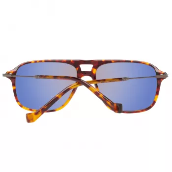 HACKETT MAN SUNGLASSES HSB86512756 - Havana Acetate Rectangular Frame with Brown Gradient Lenses - 56/16/140 mm