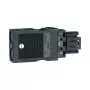 Hager G4713 3-Pole Output Plug Connector with Wago Push-in Terminals, 1.5-2.5 mm², 400V, Black