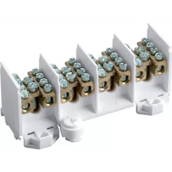 Hager K28N 4-Pole Main Line Terminal Block 25/4x16 mm² Grey