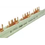 Hager KDN363A 3-Pole Phase Busbar, Fork Connection, 10 mm², 63 A, 12 Modules