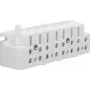 Hager KJ30T Three-Phase Meter Connection Terminal Block, 63 A, 400 V, Screw Terminals