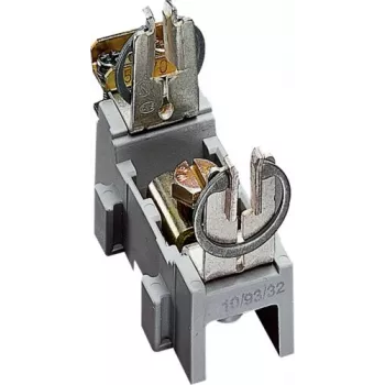 Hager L01R Neutral Conductor Terminal Block 14-Way 100A 400V Blue