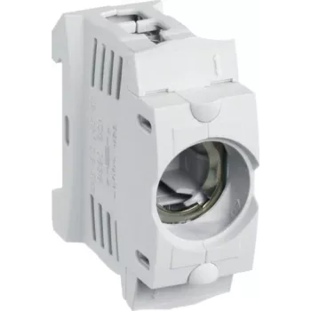 Hager LD043 D02 63A 1-Pole Fuse Base for DIN Rail