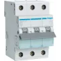 Hager MBN313 13A 3-Pole B-Curve Miniature Circuit Breaker, 6kA, 3 Modules