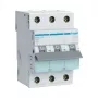 Hager MBN316 3-Pole 16A B-Curve 6kA Miniature Circuit Breaker, 3 Module Width