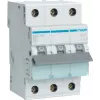 Hager MBN320 3-Pole 20 A B-Characteristic Miniature Circuit Breaker, 6 kA, 3 Modules