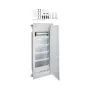 Hager Multimedia Volta HWV VH60NW 5-Row Flush-Mounted Distribution Enclosure with Slotted Steel Door, White