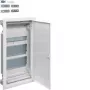 HAGER Plastic PT Multimedia Switchboard 2x Plate 1x TH35 IP30 630.5x348x94.5 Door Vented White Volta