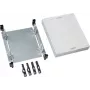 Hager UD21C1 Universal Module Mounting Plate 300x250mm Galvanized Steel