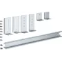 Hager universN 2-Field DIN Rail UZ02B3, Steel, 35mm Width, 15mm Height, DIN EN 60715