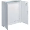 Hager universZ ZB34S Universal Meter Cabinet, 1100x1050x205mm, 336 PLE, White