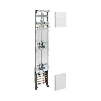 Hager universZ ZH53X3 Complete Meter Panel 1350mm 2 Meter Positions 1 Field EON