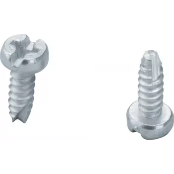 Hager UZ06Z4 Universal Fastening Screw 4.2 x 13 mm, Galvanized Steel, Phillips PH2, Self-Tapping, Pack of 100