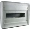 Hager VA12CN Volta Surface-Mounted Distribution Board, 1 Row, 12 Modules, IP30, White