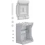 Hager VE106D Surface-Mounted Small Distribution Board, 6 Module Units, 1 Row, IP30, White