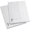 Hager VZ717 Non-Adhesive Transparent Rectangular Labels, 10 Pack