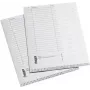 Hager VZ717 Non-Adhesive Transparent Rectangular Labels, 10 Pack