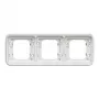 Hager WNA401B Berker W.1 1-Gang Flush-Mounted Frame, IP55, Polar White
