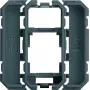 Hager WXF202 Keystone Adapter Frame for 1xRJ45 Module, Polar White