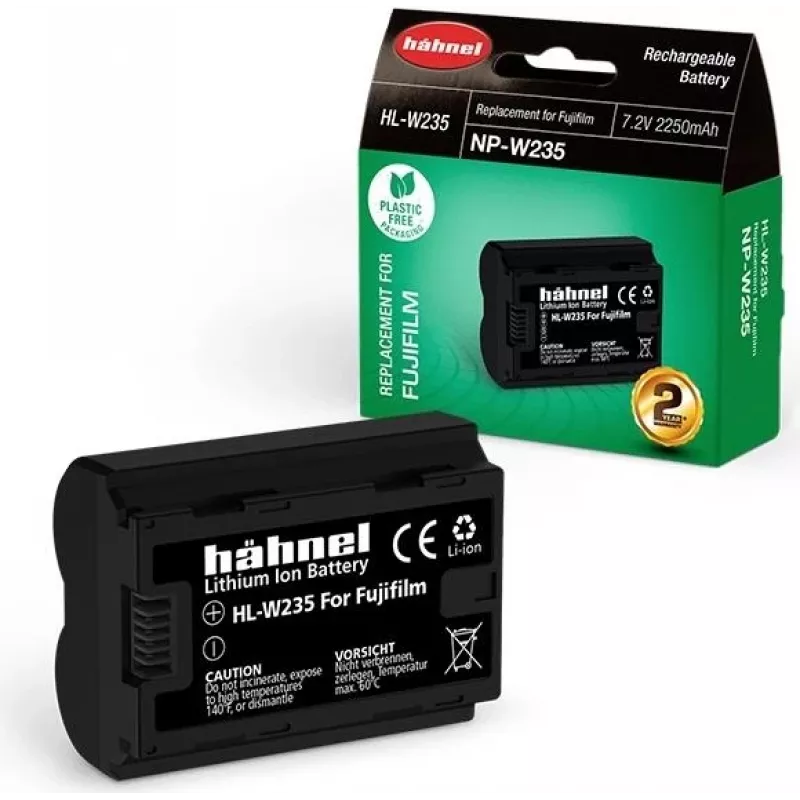 Hähnel HL-W235 Lithium-Ion Battery for Fujifilm (2250 mAh, 7.2 V, 16.2 Wh, Replacement for NP-W235) 10002067