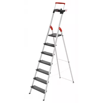 HAILO Household Ladder L100 TopLine Aluminium 7 Steps