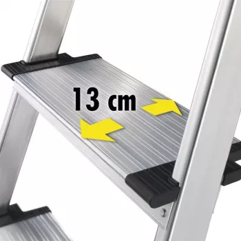 HAILO Household Ladder L80 ComfortLine Aluminium 6 Steps
