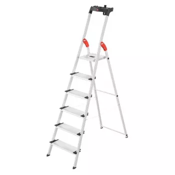 HAILO Household Ladder L80 ComfortLine Aluminium 6 Steps