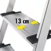 HAILO Household Ladder L80 ComfortLine Aluminium 7 Steps