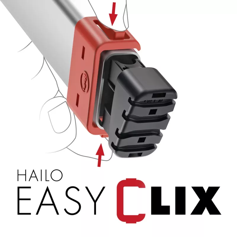 HAILO Household Ladder L80 ComfortLine Aluminium 7 Steps