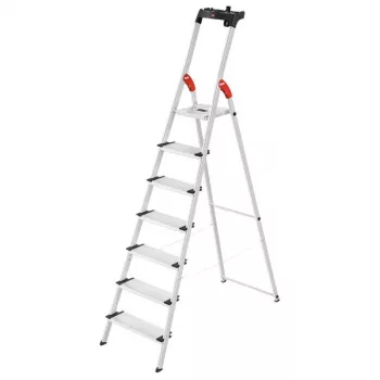 HAILO Household Ladder L80 ComfortLine Aluminium 7 Steps