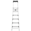 HAILO Household Step Ladder L80 ComfortLine Aluminium 5 Steps