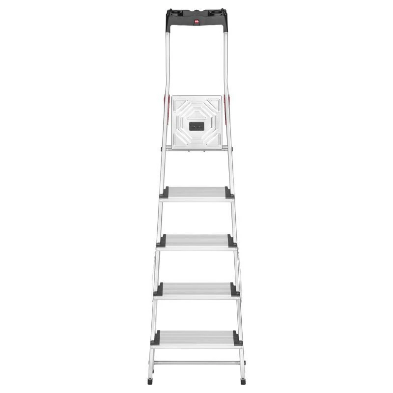 HAILO Household Step Ladder L80 ComfortLine Aluminium 5 Steps