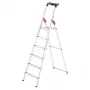 HAILO L60 StandardLine Aluminium Step Ladder, 6 Steps, 150 kg, EN 131