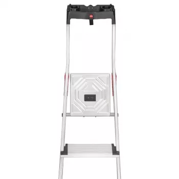 HAILO L80 ComfortLine Aluminium Step Ladder, 8 Steps