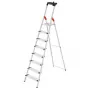 HAILO L80 ComfortLine Aluminium Step Ladder, 8 Steps