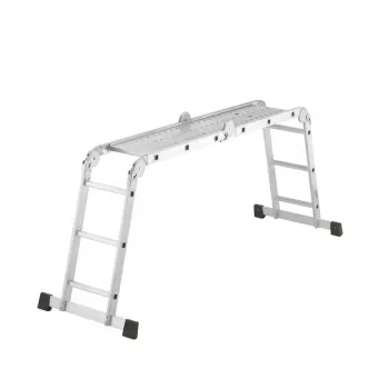 HAILO M60 Universal Ladder Aluminium 4x3 Steps Multi-Purpose Articulated