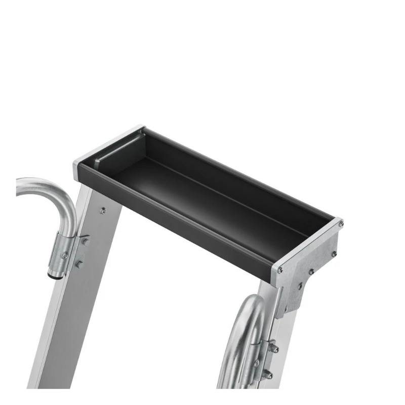 HAILO Master P80 Aluminium Mobile Platform Step Ladder, 5 Steps, 150 kg, EN 131