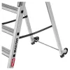 HAILO Master P80 Aluminium Mobile Platform Step Ladder, 5 Steps, 150 kg, EN 131
