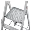 HAILO Master P80 Aluminium Mobile Platform Step Ladder, 5 Steps, 150 kg, EN 131