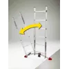 HAILO ProfiLOT Combination Ladder S100, Aluminium, 3x12 Steps, 150 kg, EN 131 Professional