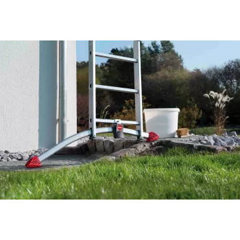 HAILO ProfiLOT Combination Ladder S100, Aluminium, 3x12 Steps, 150 kg, EN 131 Professional