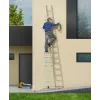 Hailo S100 ProfiLOT Combination Ladder, Aluminium, 2x6+1x5 Rungs, 3-Part, Max. Load 150 kg