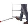 Hailo S100 ProfiLOT Combination Ladder, Aluminium, 2x6+1x5 Rungs, 3-Part, Max. Load 150 kg
