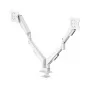 Hama 00220908 Dual Monitor Mount, Gas Spring, Full Motion, 17-35 inch, White