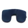 Hama 2-in-1 Microbead Travel Pillow, Neck Cushion, 35 x 25 cm, Dark Blue (00178169)