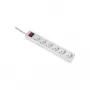 Hama 6-Way Power Strip with Switch and Child Protection, 1.4 m Cable, White