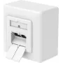 Hama CAT-6a Network Outlet, 2-Port RJ45, 10 Gbit/s, Shielded, Surface/Flush Mount, White 00200774